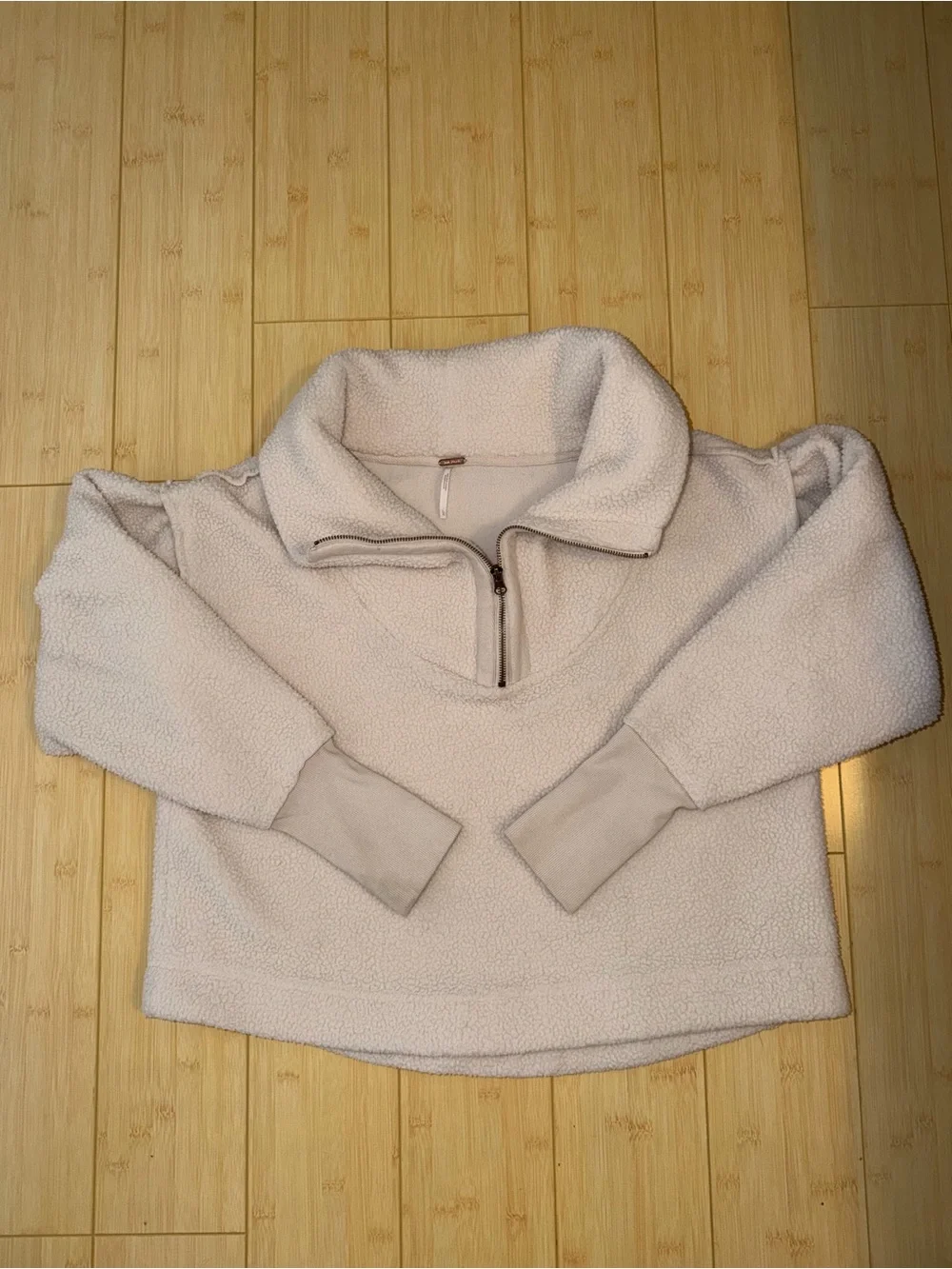 Free People Poppy Quarter Zip Fleece
